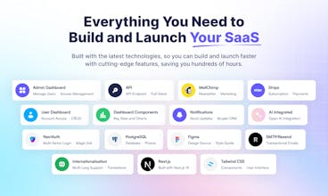 مخطط هندسي متطور يمثل Full-Stack SaaS Boilerplate and Starter Kit لـ Next.js ، ويوضح قدرته على التعامل مع المتطلبات المتزايدة والحفاظ على استقرار المشروع بسهولة.