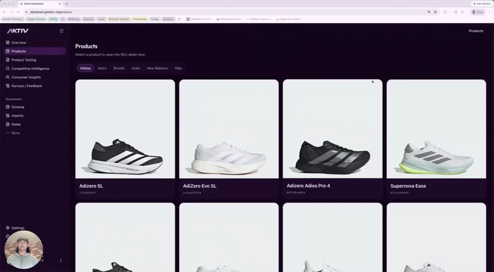 Brand Dashboard screenshot 1 (video preview)