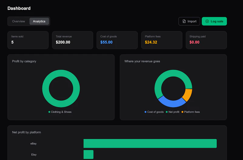 MarginLog screenshot 2