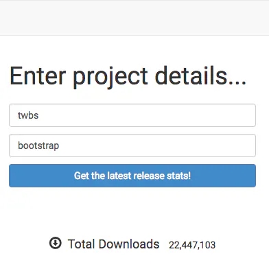 Github Release Stats