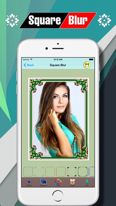 Square Blur Photo Effect | iOS gallery image