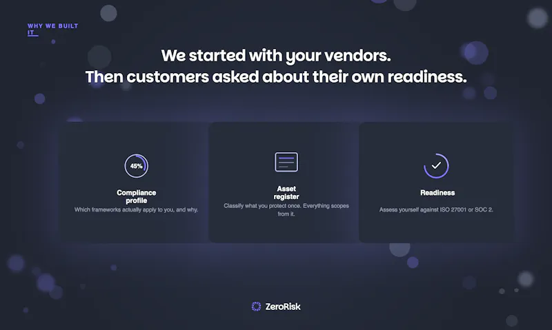 ZeroRisk screenshot 2