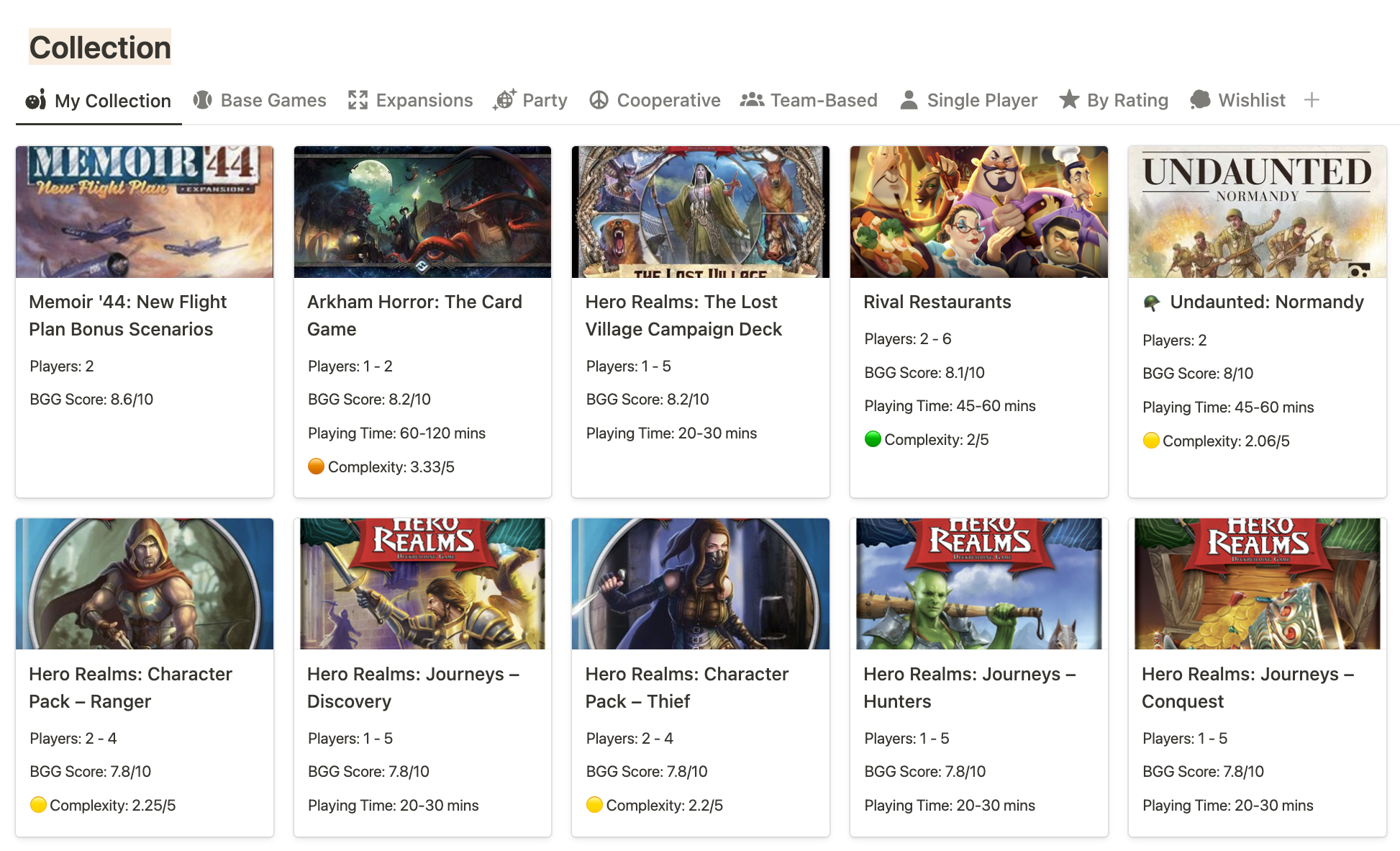 Assistente Ultimate di Notion Board Games media 3
