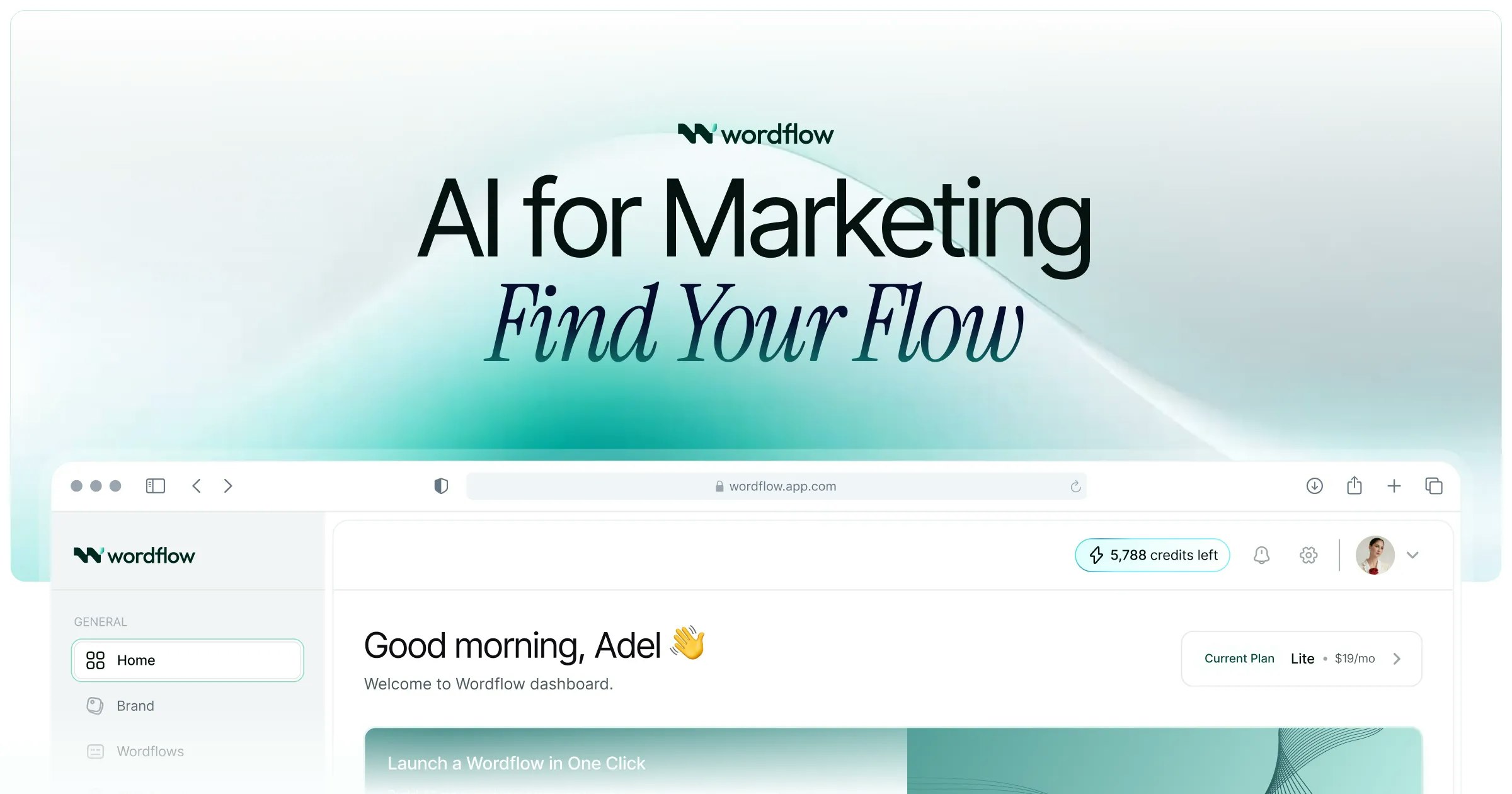 Wordflow ai - Suite di marketing agente n. 1 australiano: trova il tuo flusso. media 1