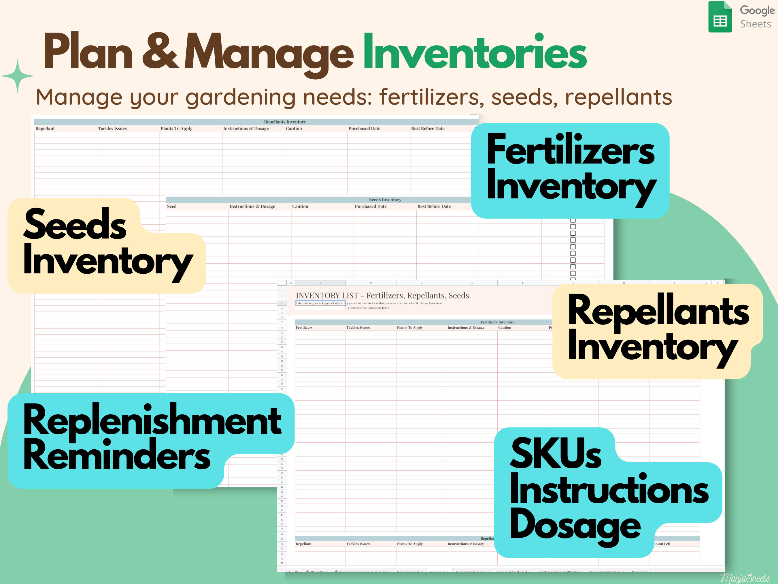 Garden Journal & Planner Google Sheets media 5