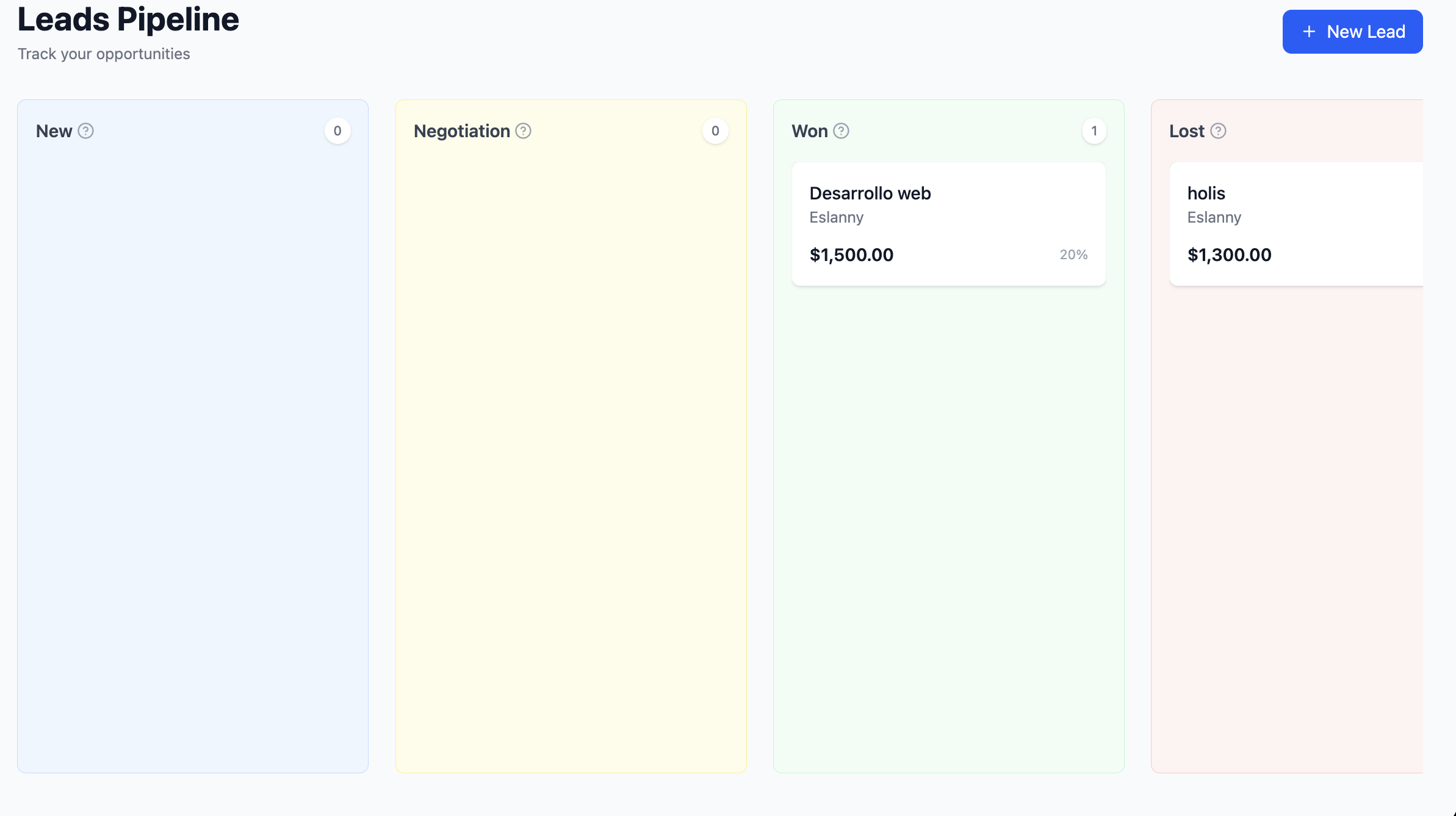 Lazy CRM - Screenshot 3 showing product features and functionality