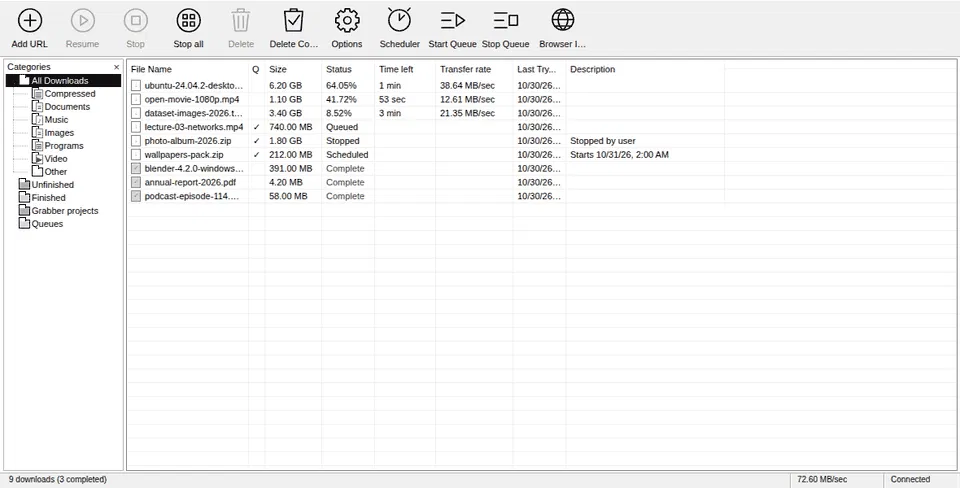 Zelvior Download Manager (ZDM) gallery image