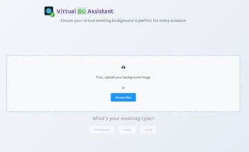 Virtual Background Assistant gallery image