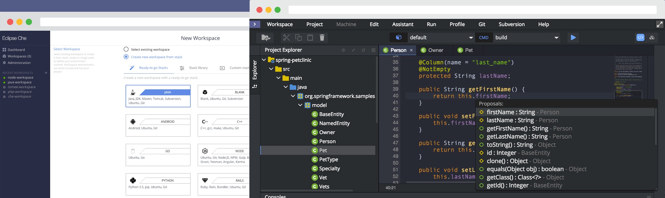 Eclipse Che gallery image