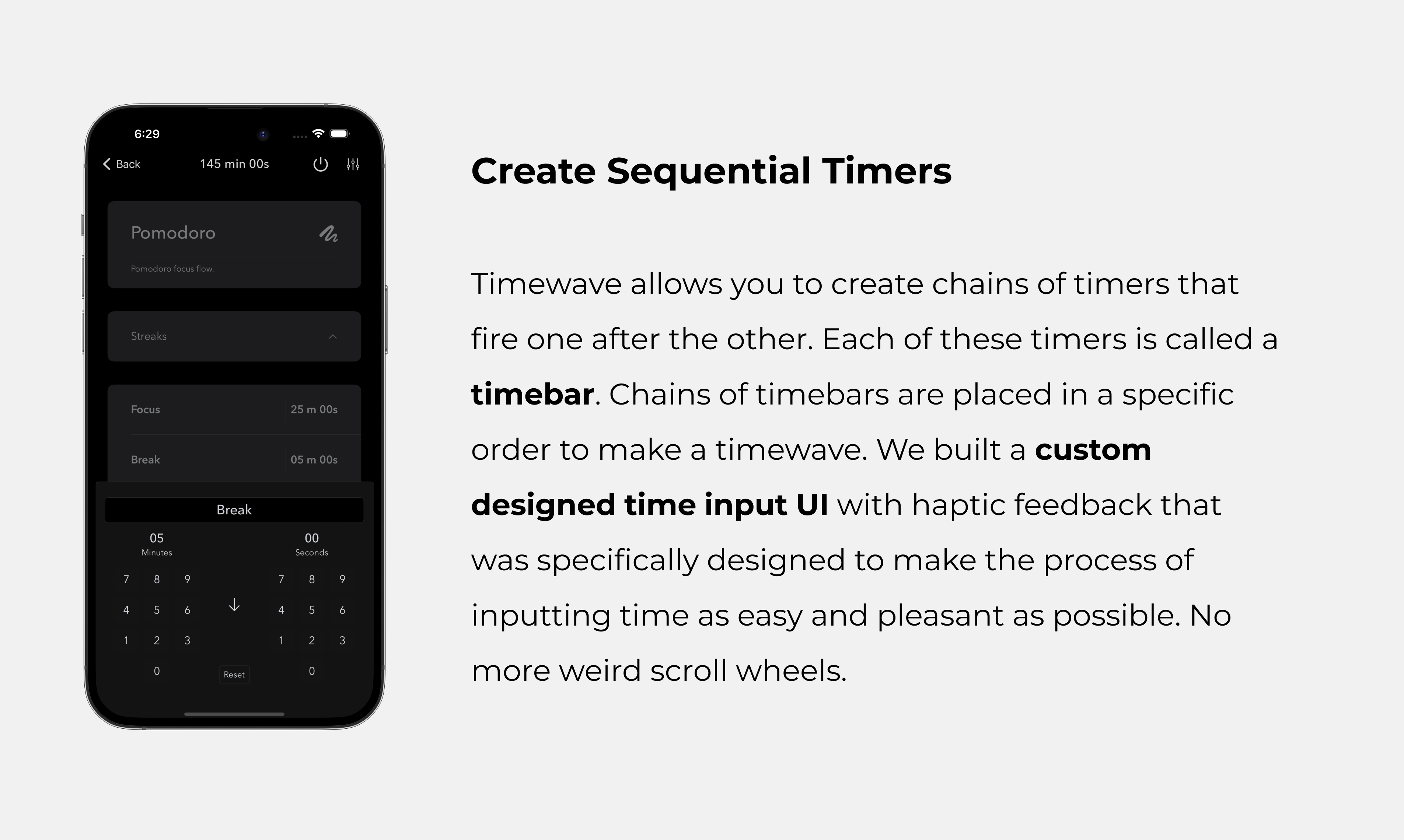 Timewave 3 - Менеджер по времени - Поточные таймеры на iPad, iPhone и Apple Watch. медиа 11