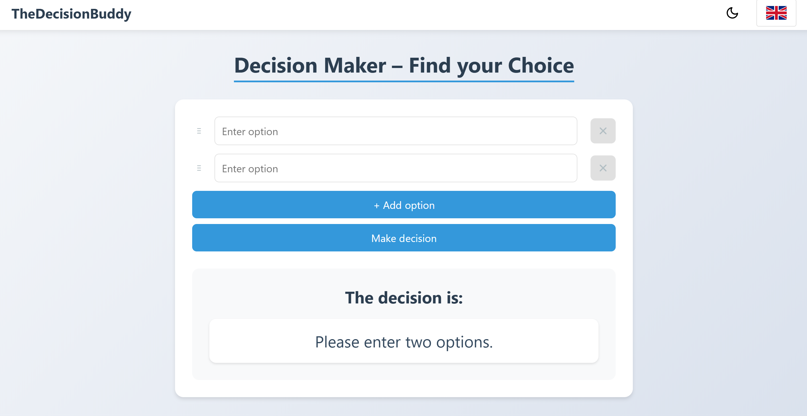 ThedecisionBuddy - Toma de decisión rápida y simple media 2