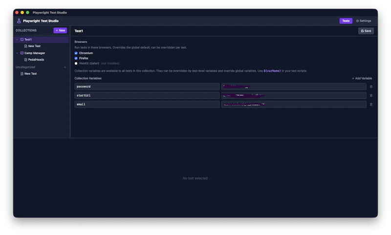 Playwright Test Studio screenshot 3
