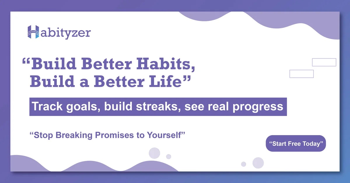 Habityzer - Screenshot 2 showing product features and functionality