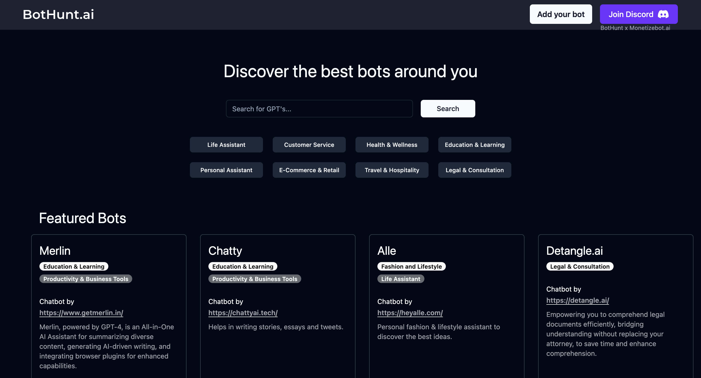 startuptile Bot Hunt-Largest directory of “Chatbots