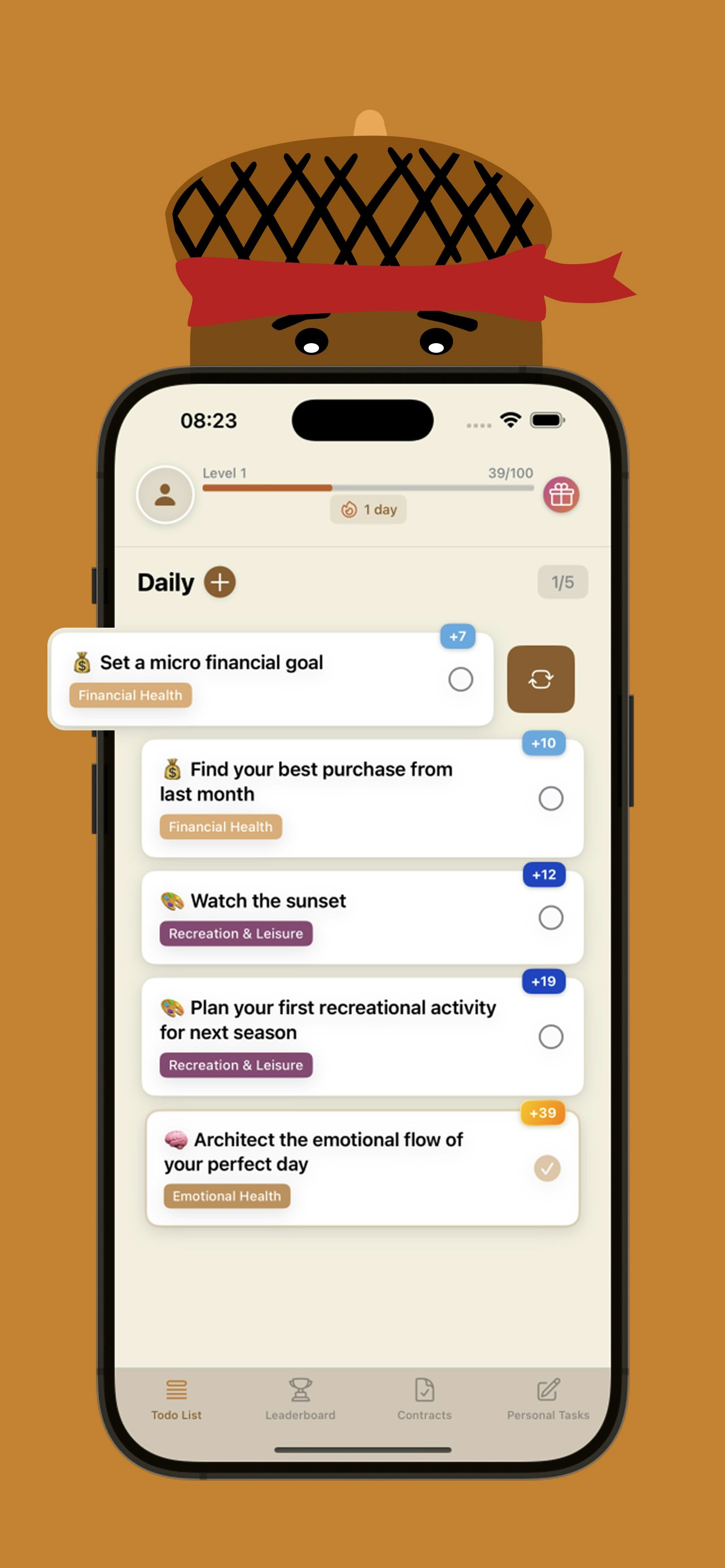 XP IRL: new design and Contracts feature - Screenshot 5 showing product features and functionality