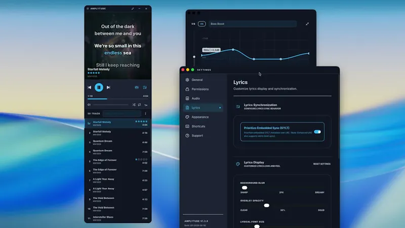 Amplytude screenshot 1 (video preview)