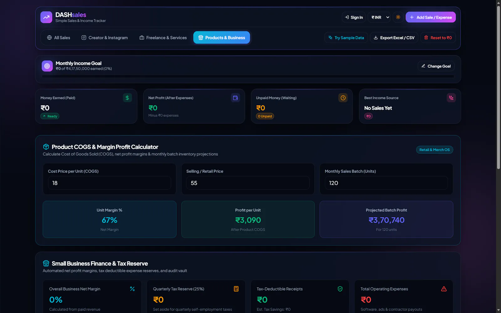 DASHsales screenshot 7