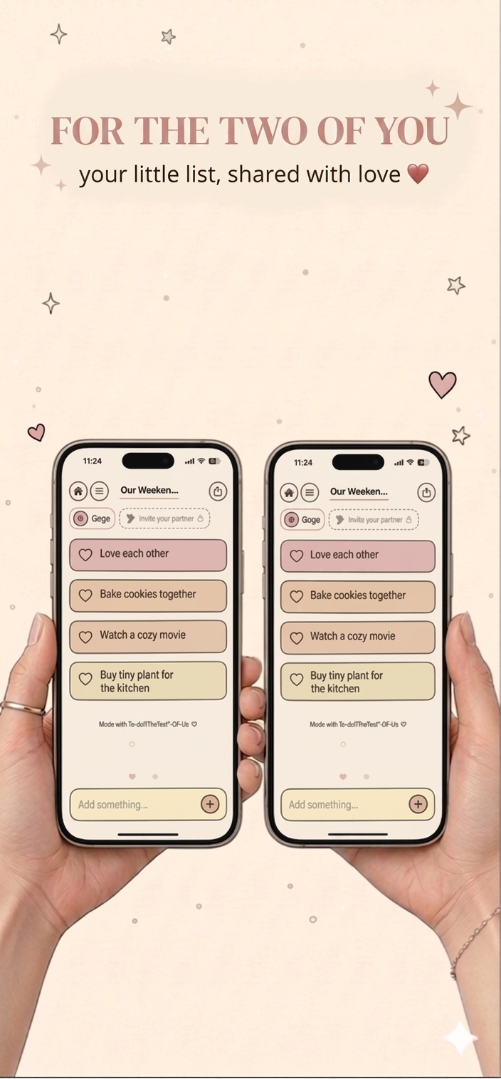 Toodo - The shared couple to-do list gallery image