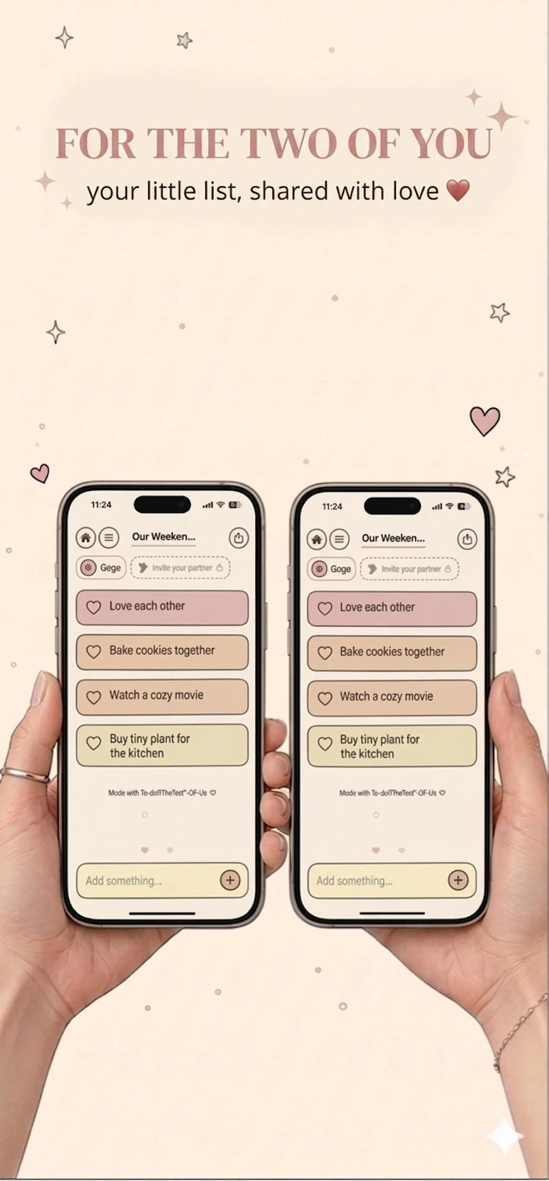 Toodo - The shared couple to-do list screenshot 1