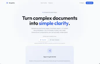 Simplistic AI gallery image