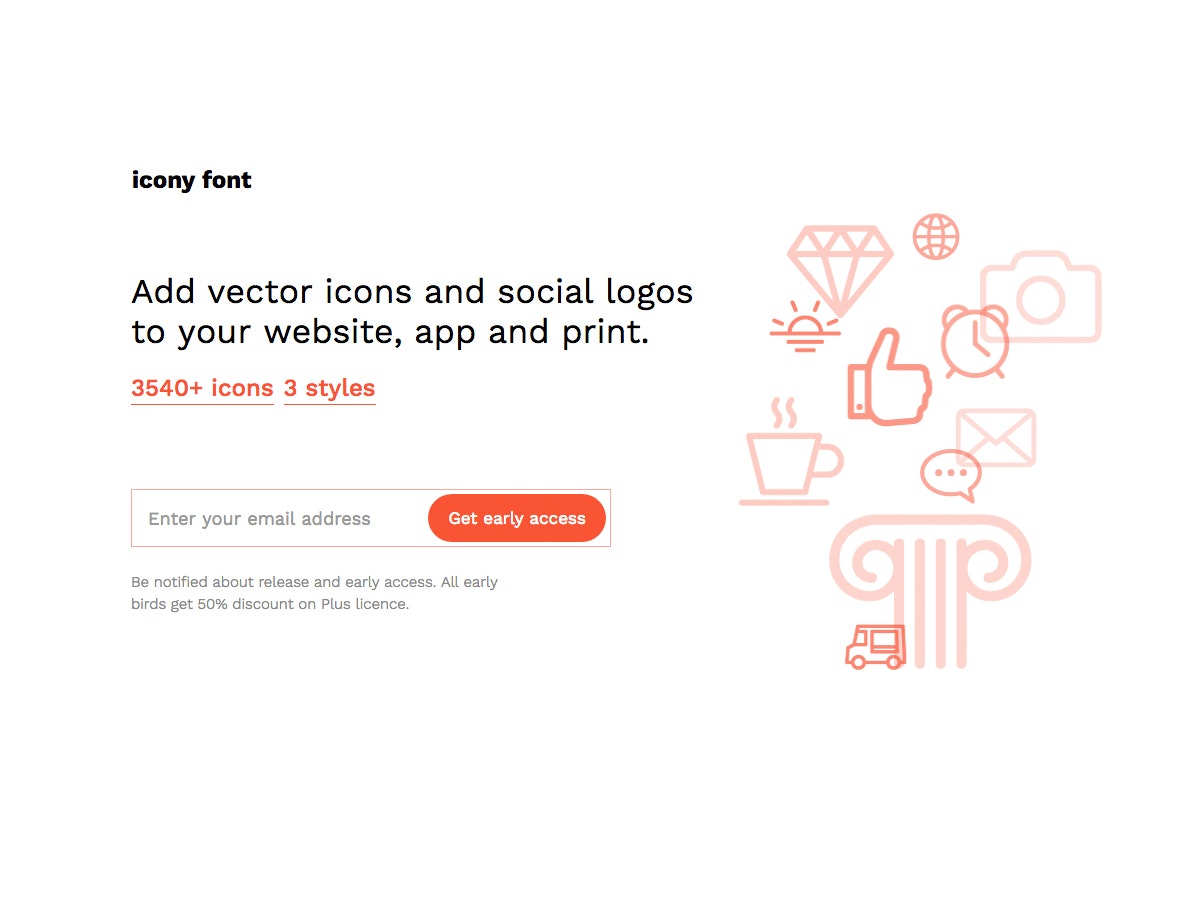 icony font gallery image