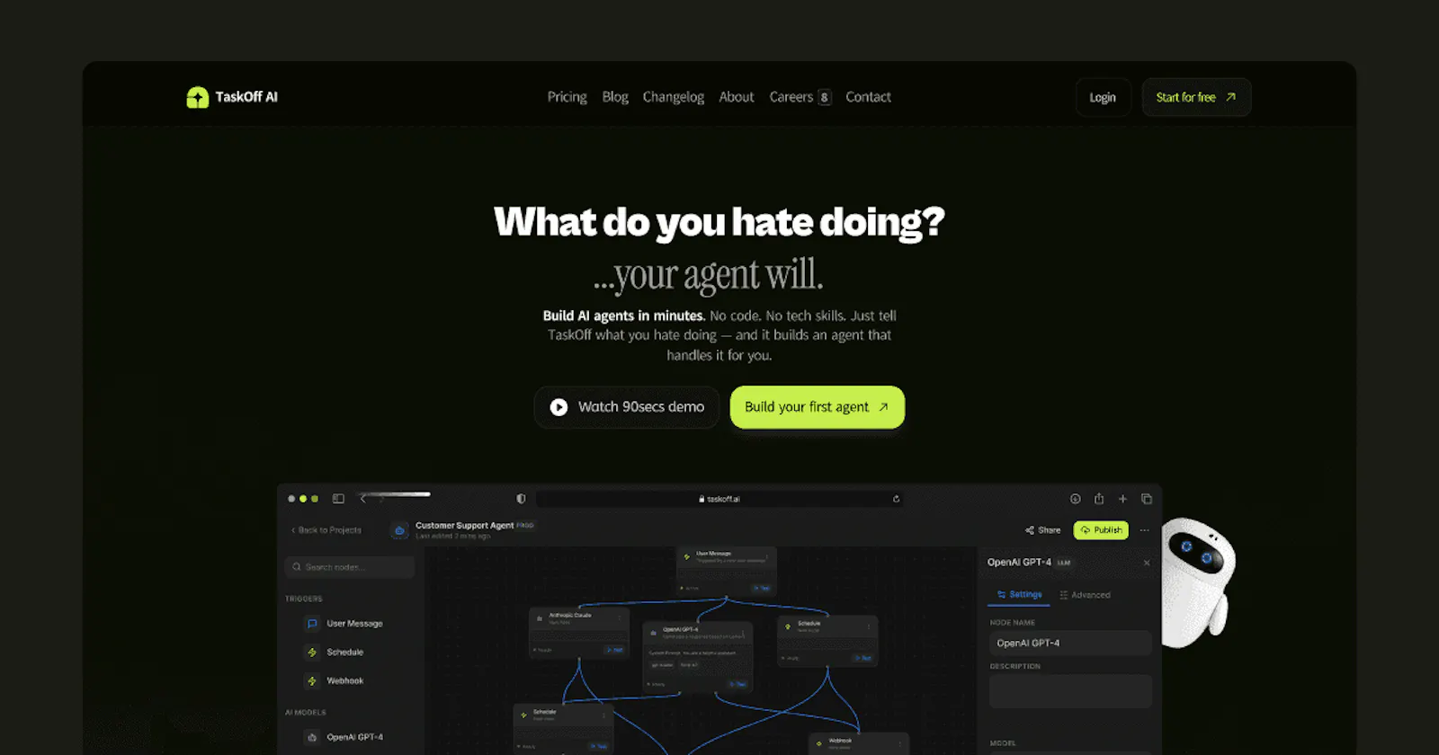TaskOff screenshot 1