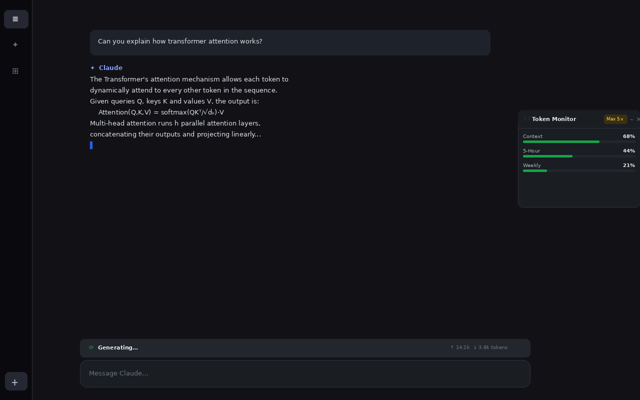 Token Monitor: AI Context Tracker gallery image