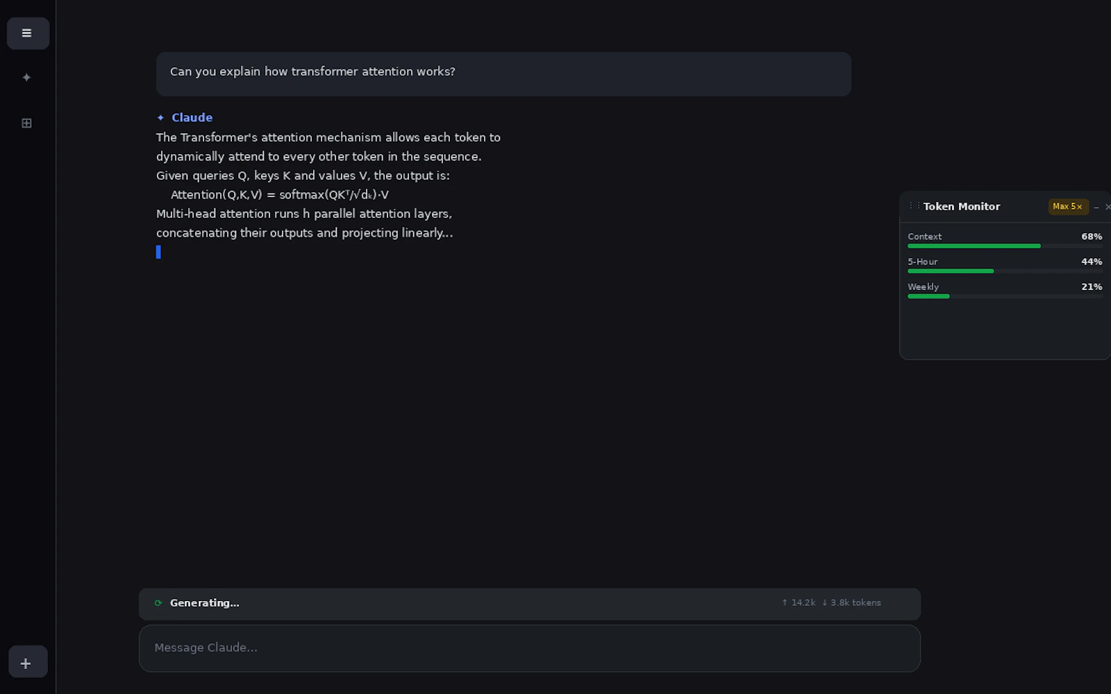 Token Monitor: AI Context Tracker screenshot 2