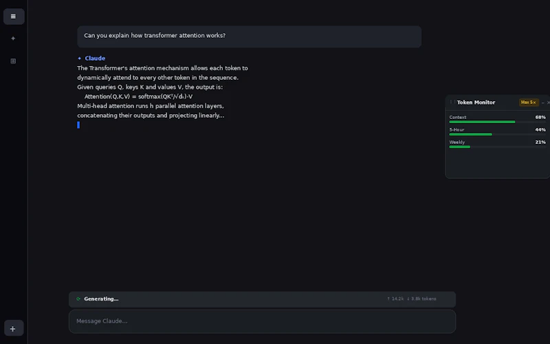 Token Monitor: AI Context Tracker screenshot 2