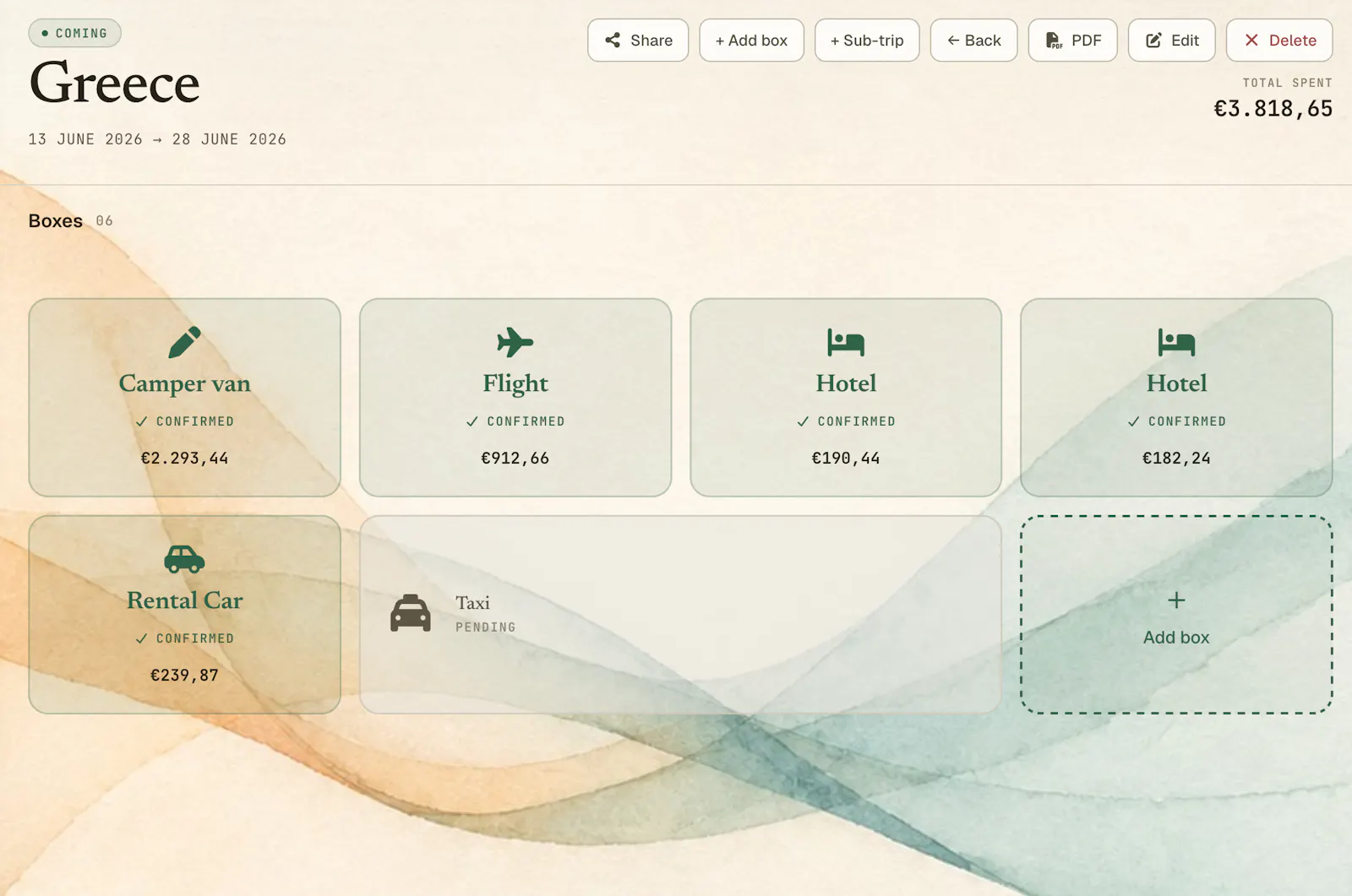 Tagenda screenshot 3