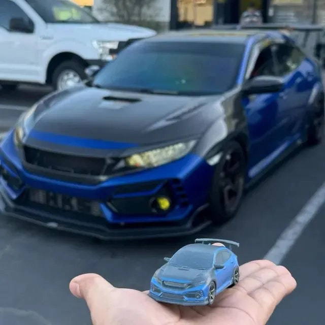 Mídia 1 de 3D Imprima seu carro! - Replicas impressas em 3D personalizadas
