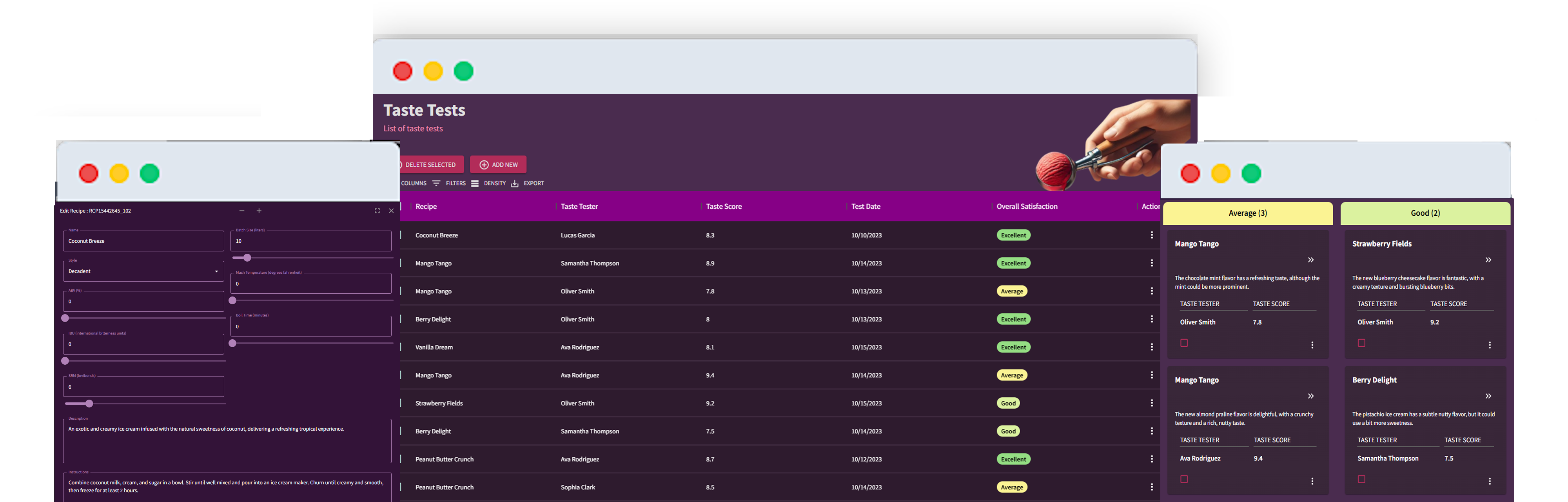 Cremyly® - Main product screenshot demonstrating key features and user interface