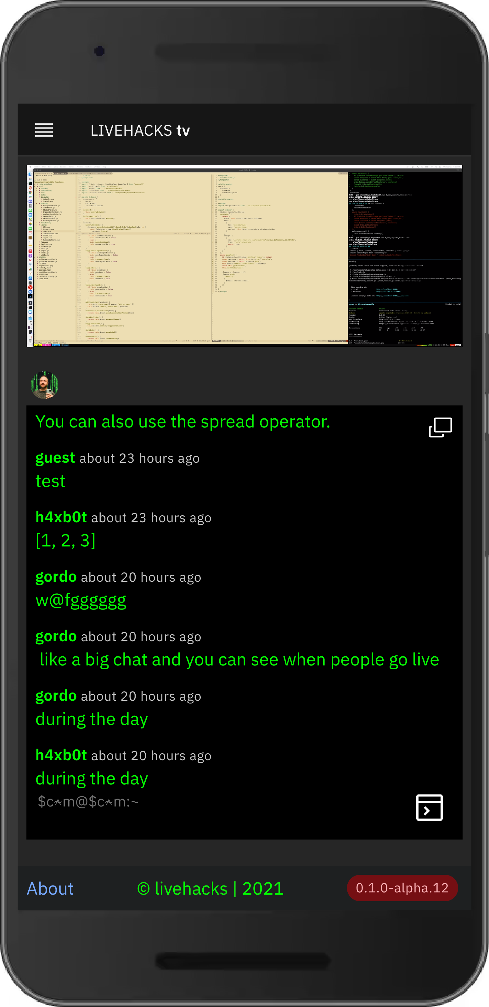 Livehacks Alpha gallery image