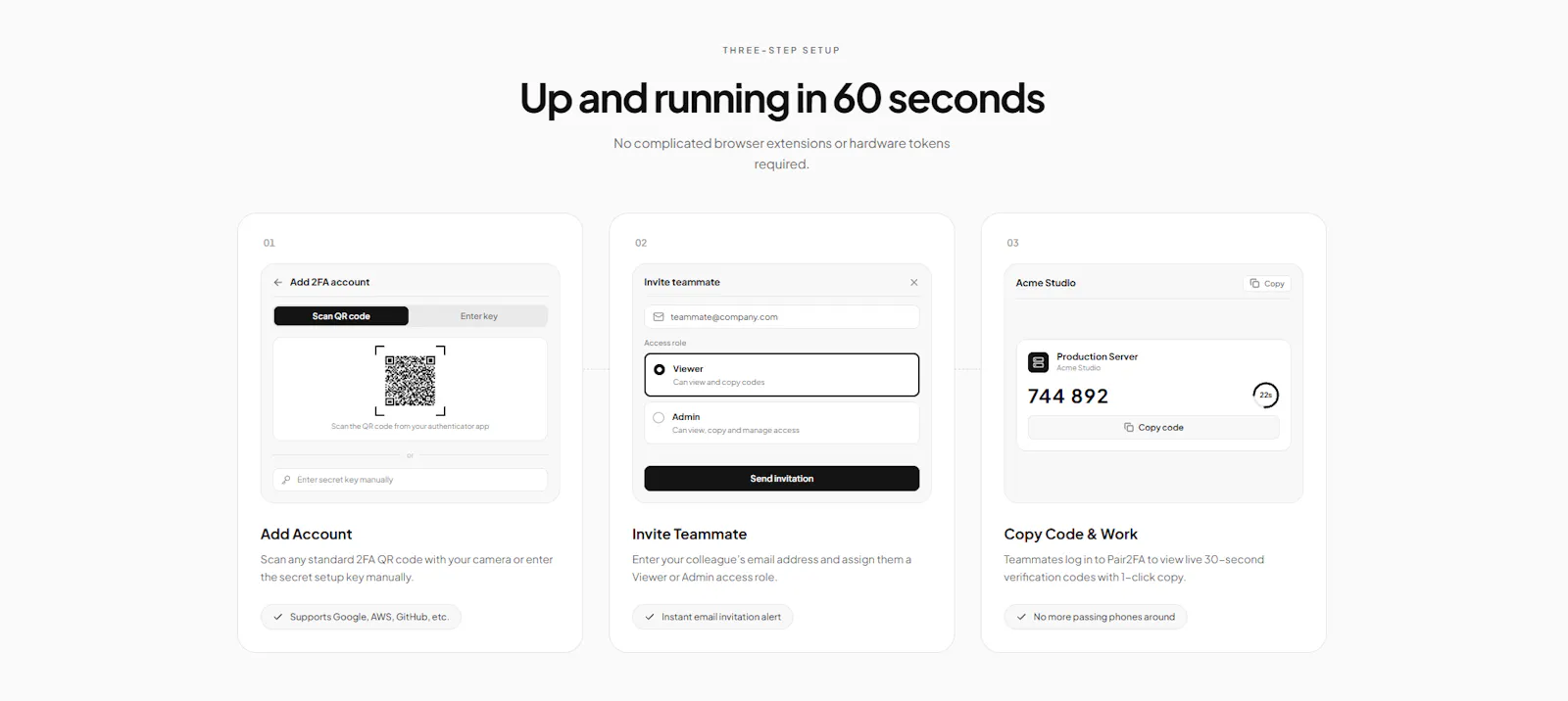Pair2FA screenshot 2