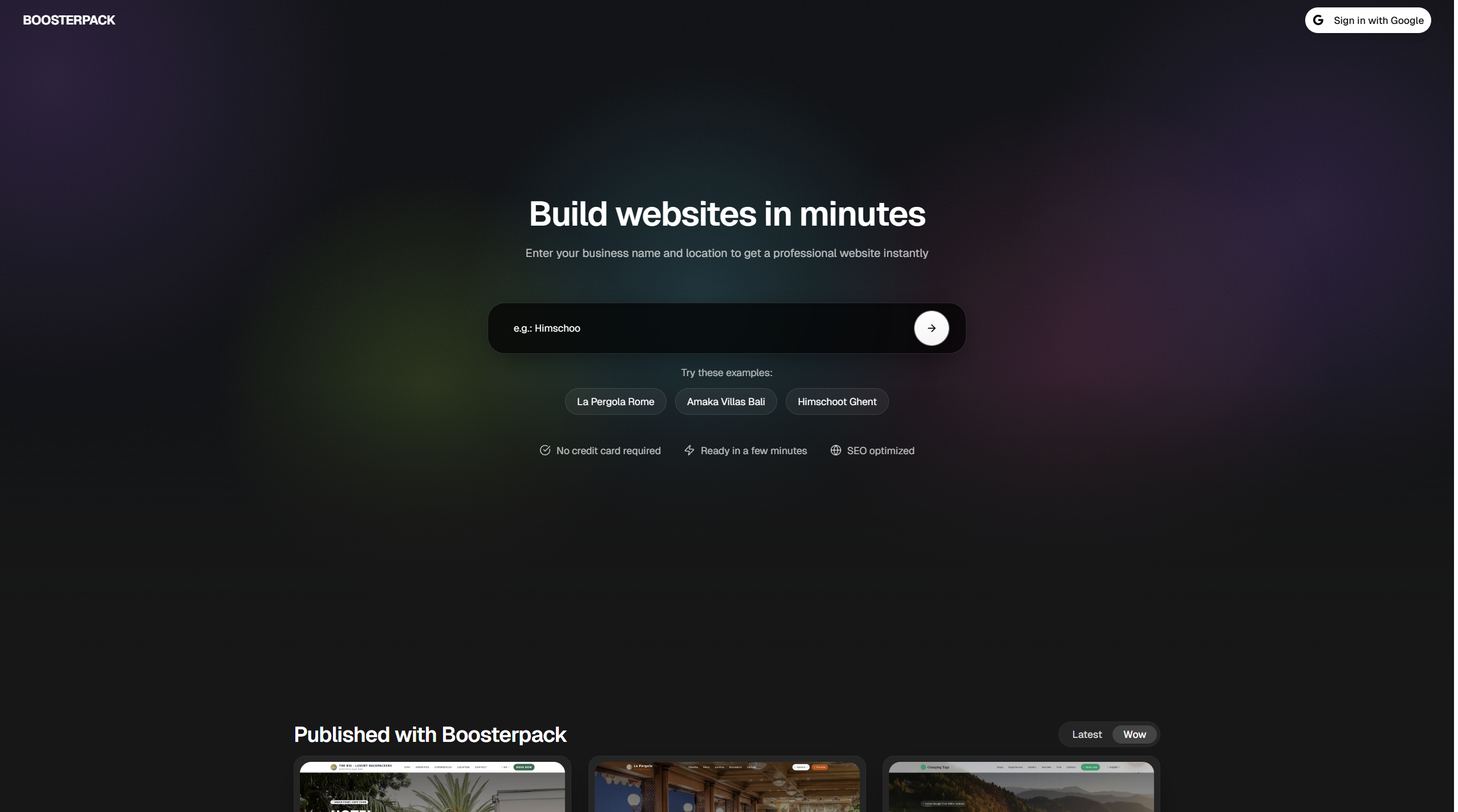 Boosterpack - Costruisci un sito Web in pochi minuti in base alla tua presenza online media 1