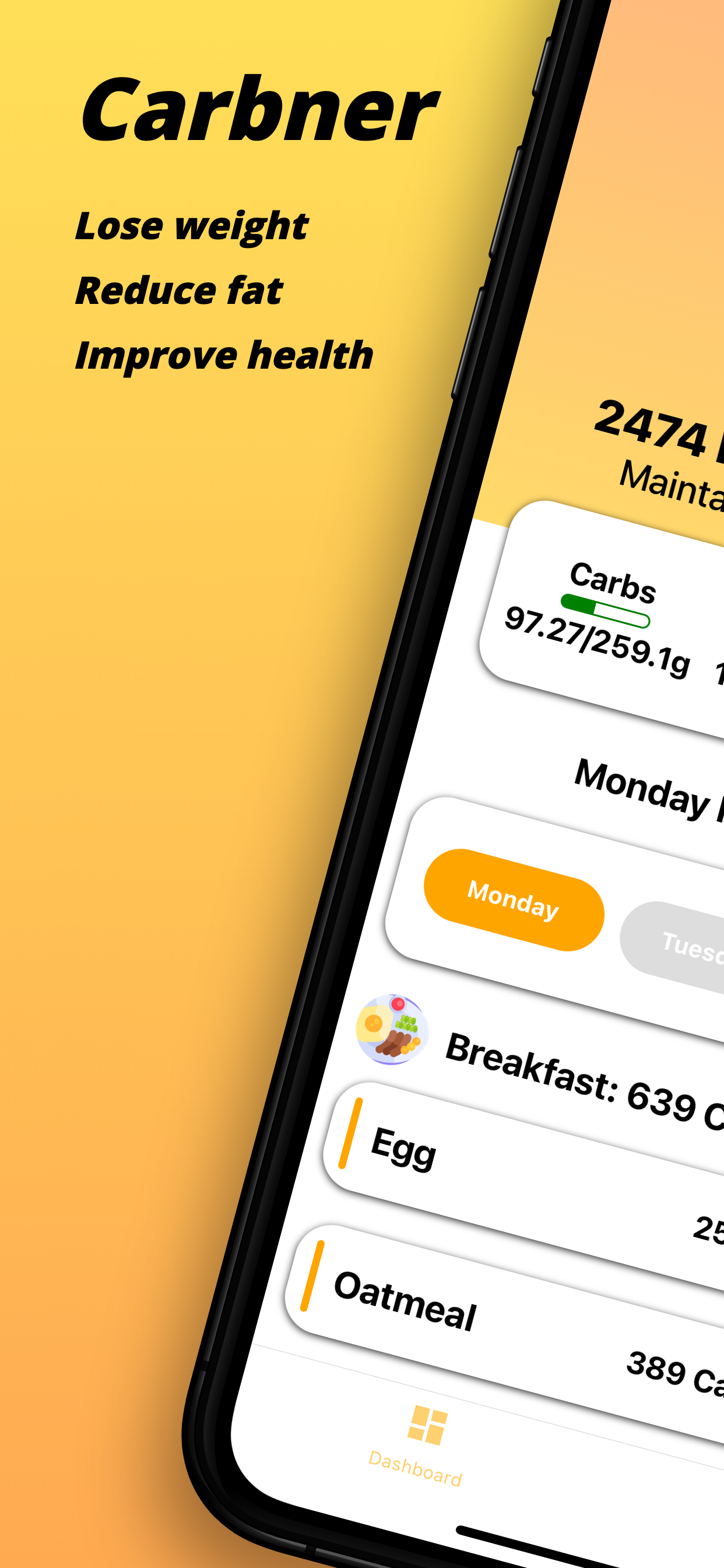 Carbner: Carb Cycling Teller media 2