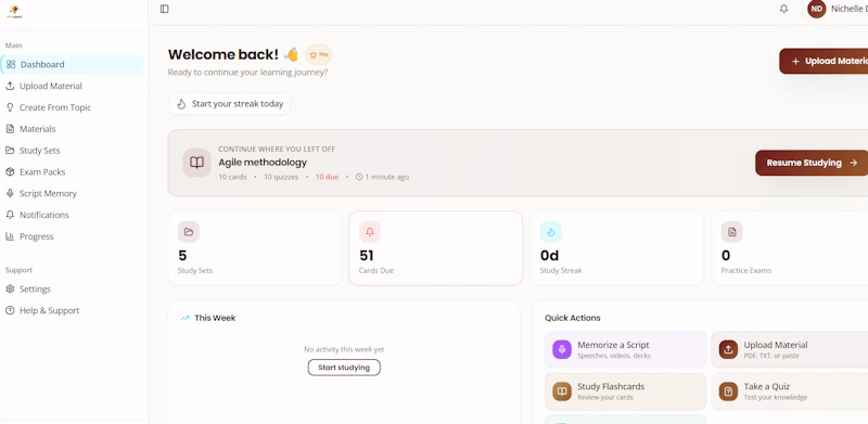 MindSpark Study screenshot 3