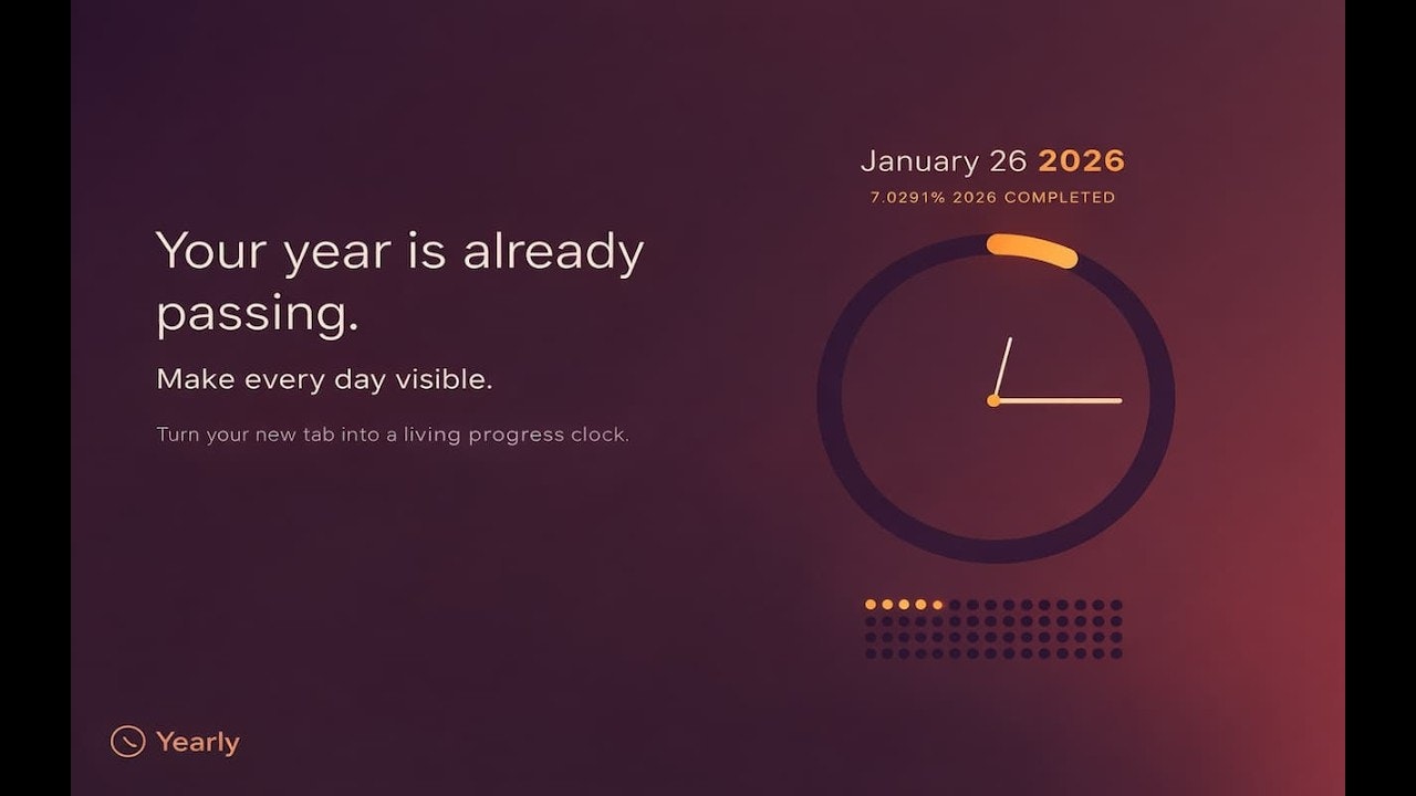 Yearly: Visual Year Progress gallery image