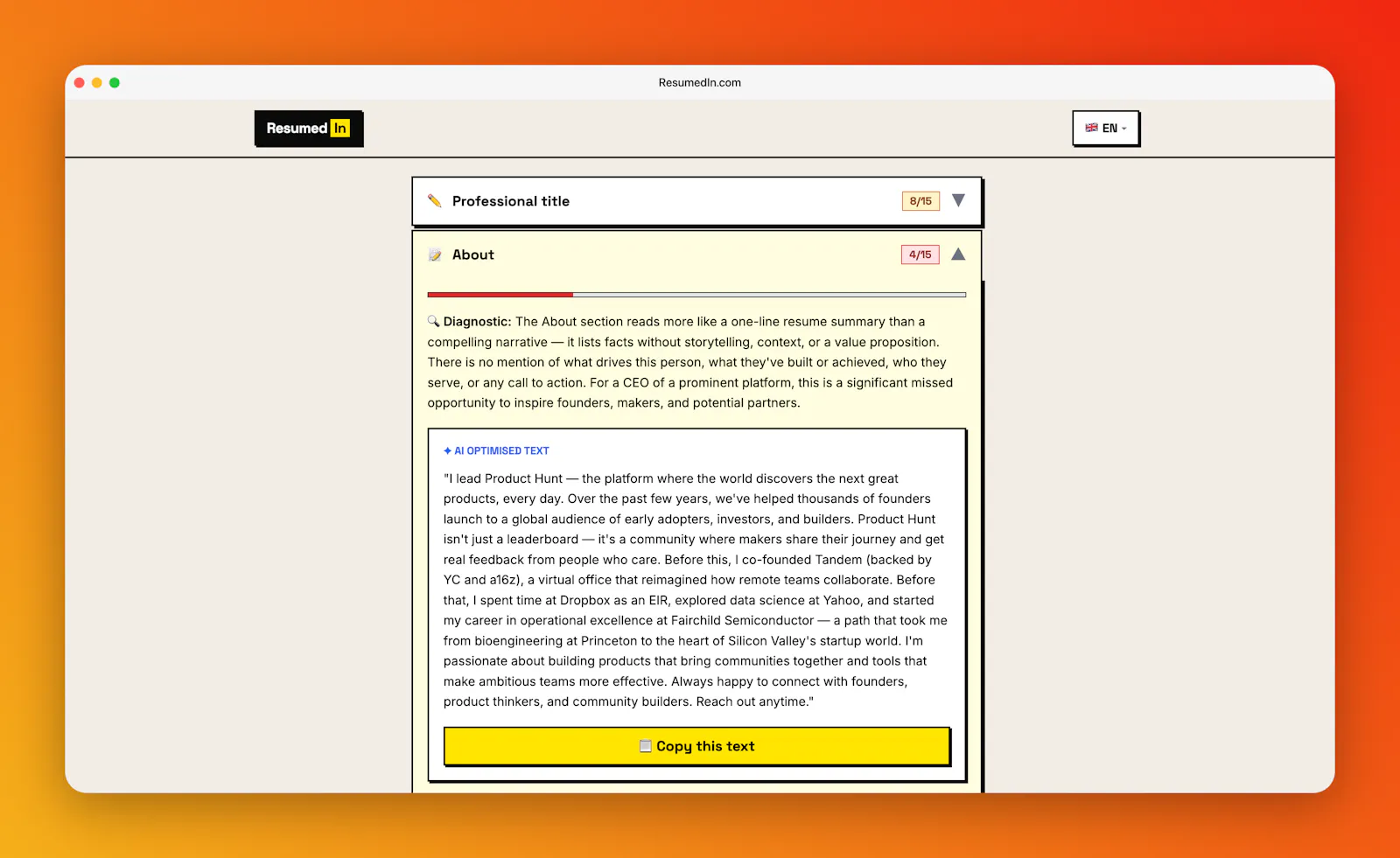 ResumedIn screenshot 6