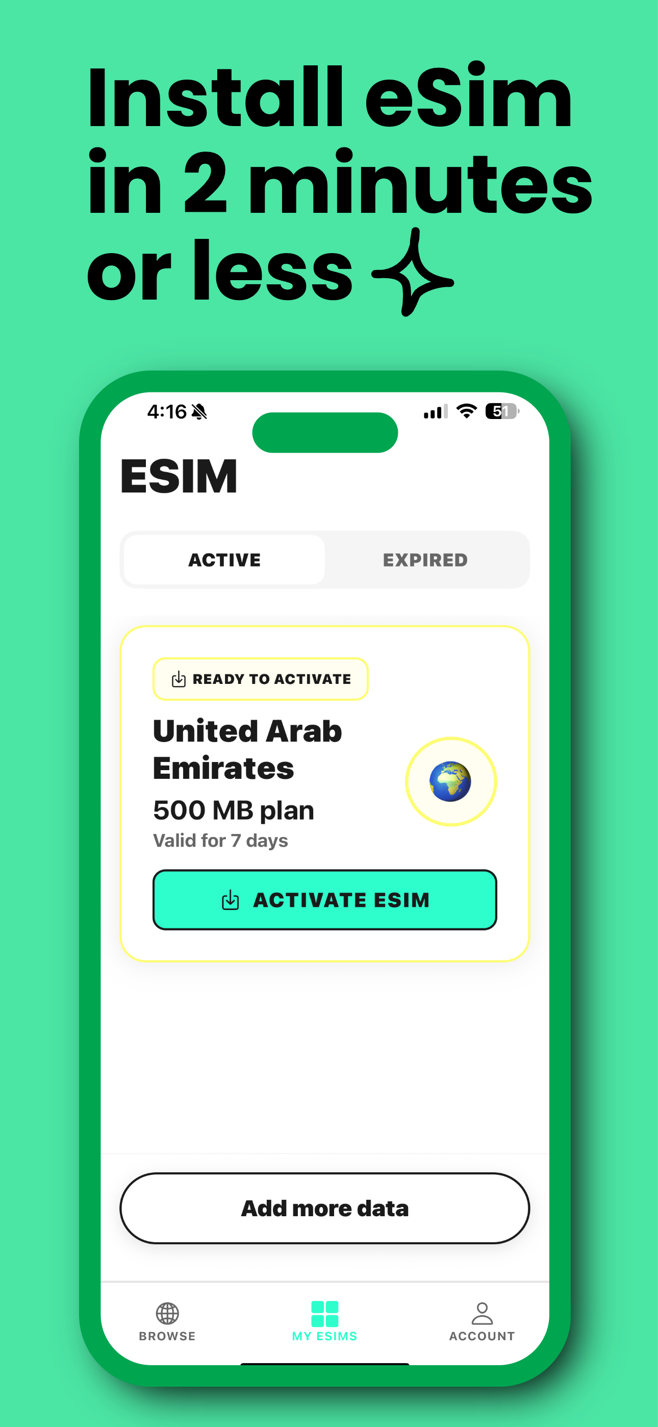 Lumbus eSIM - Screenshot 3 showing product features and functionality