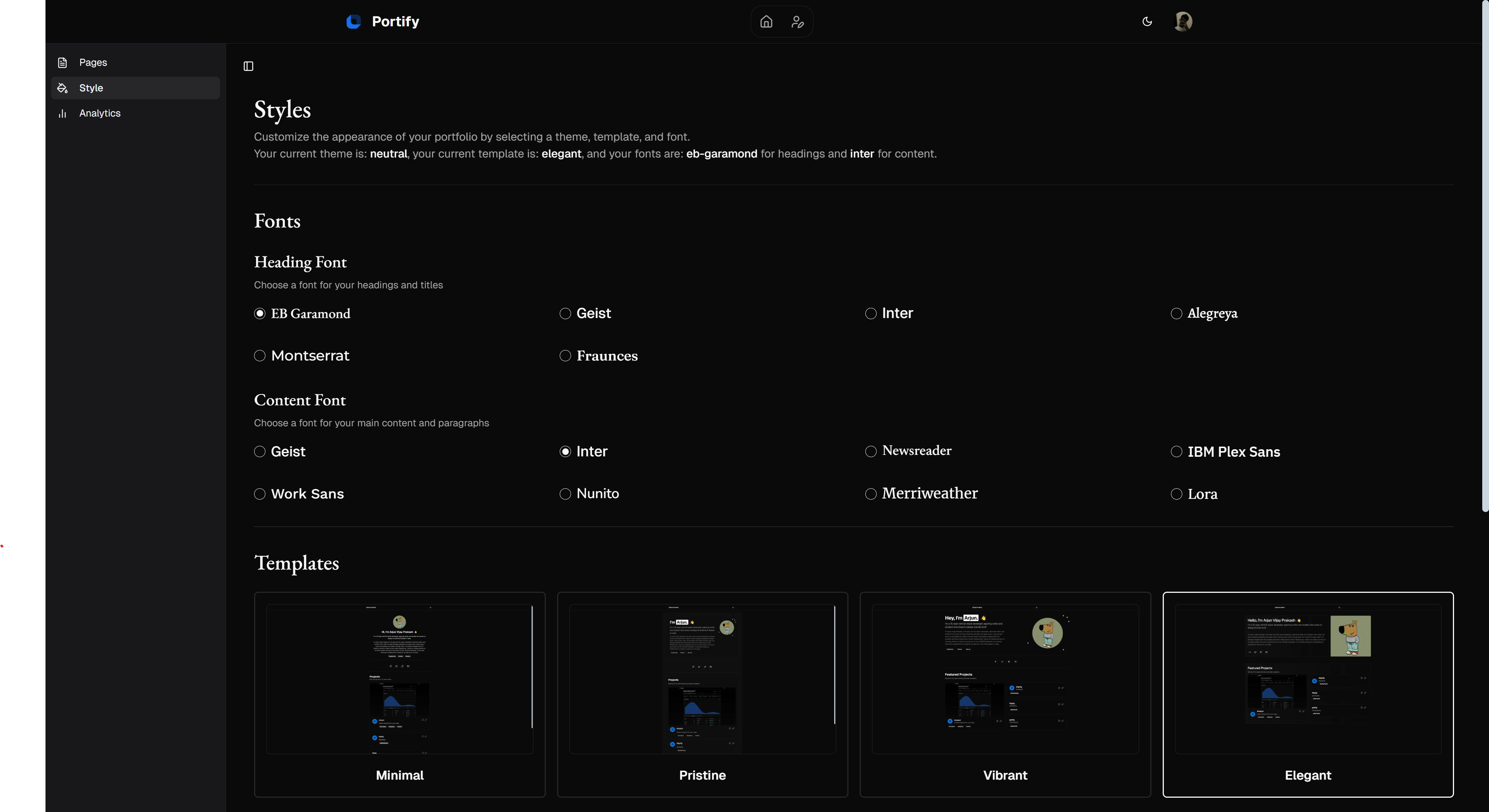 GetPortify - Создайте свой профессиональный портфель с легкостью медиа 6