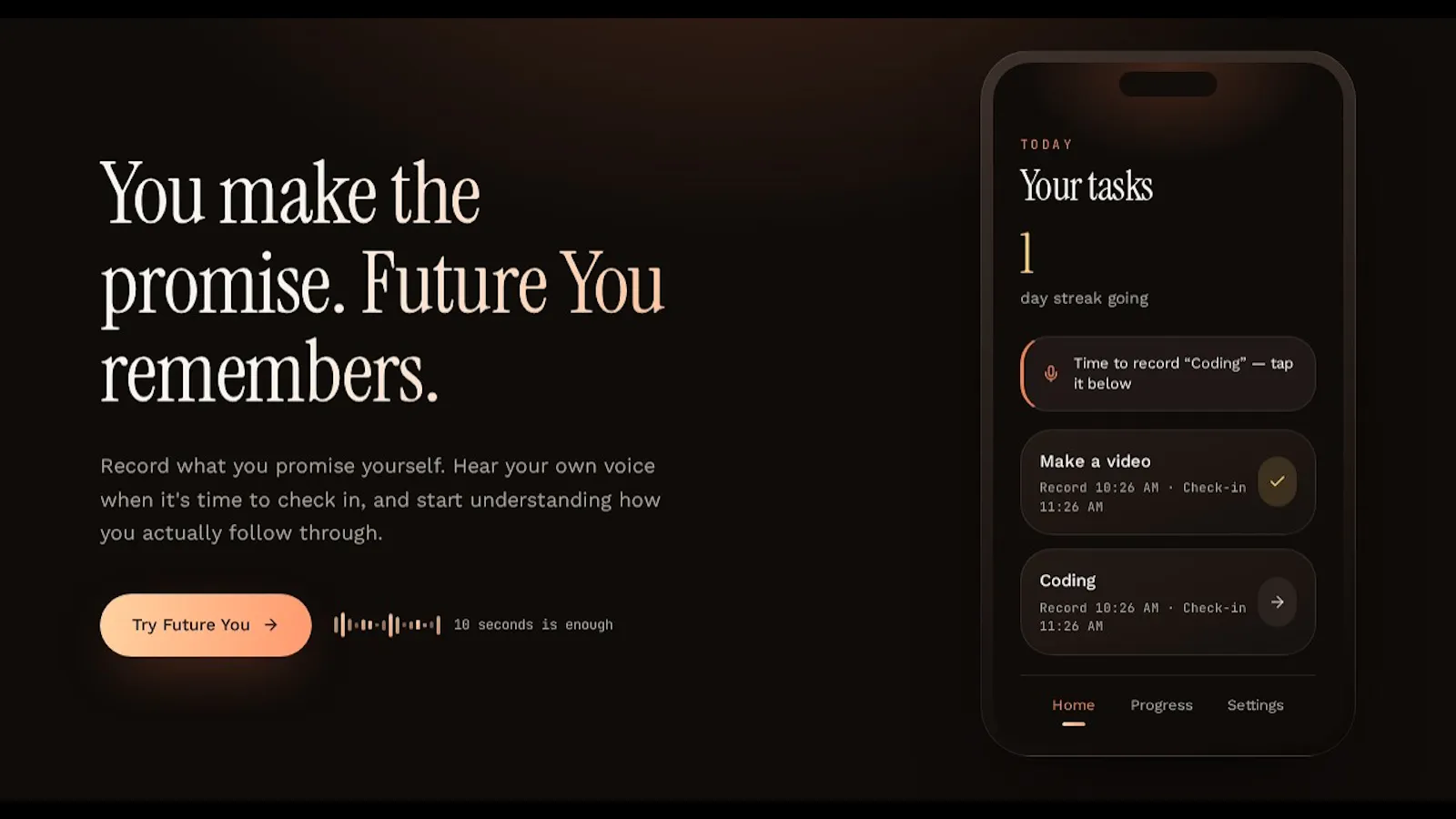 Future You screenshot 1 (video preview)
