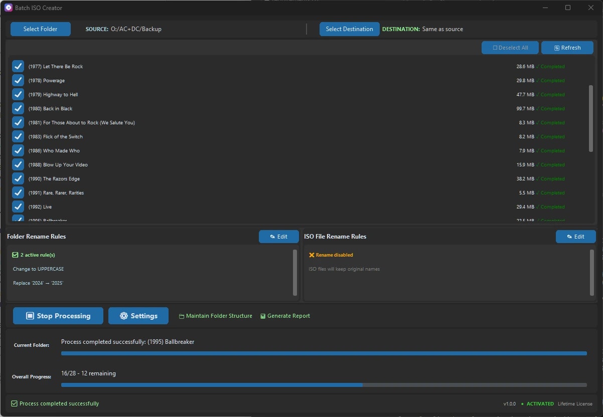 Batch ISO -maker - Batch-convert mappen in ISO-bestanden-snel en lichtgewicht media 5