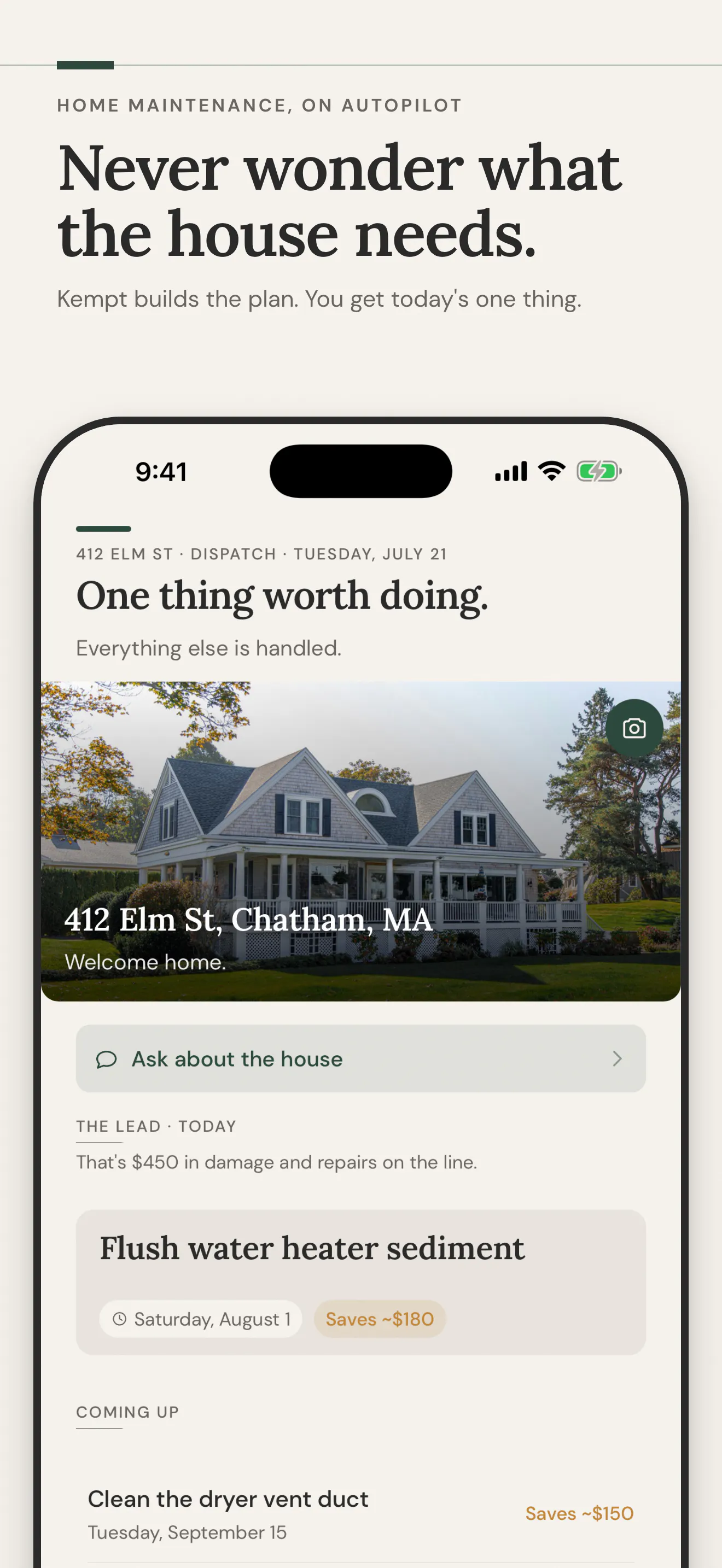 Kempt: Home Maintenance gallery image