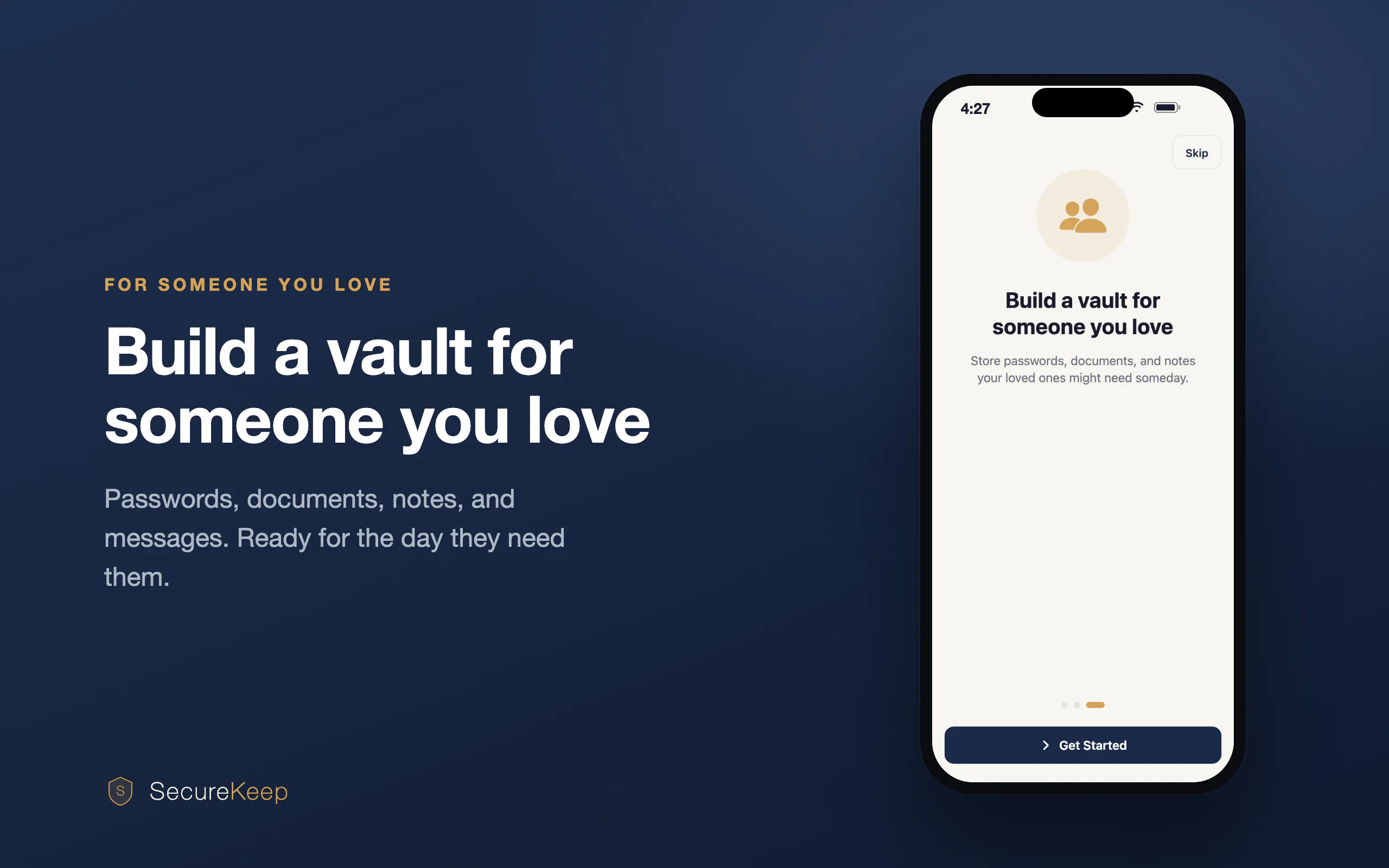SecureKeep · Family Password Vault gallery image