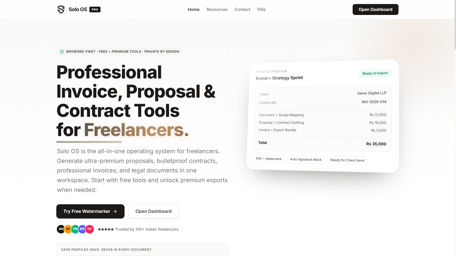 Solo OS gallery image