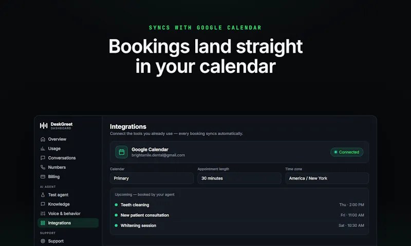 DeskGreet screenshot 3