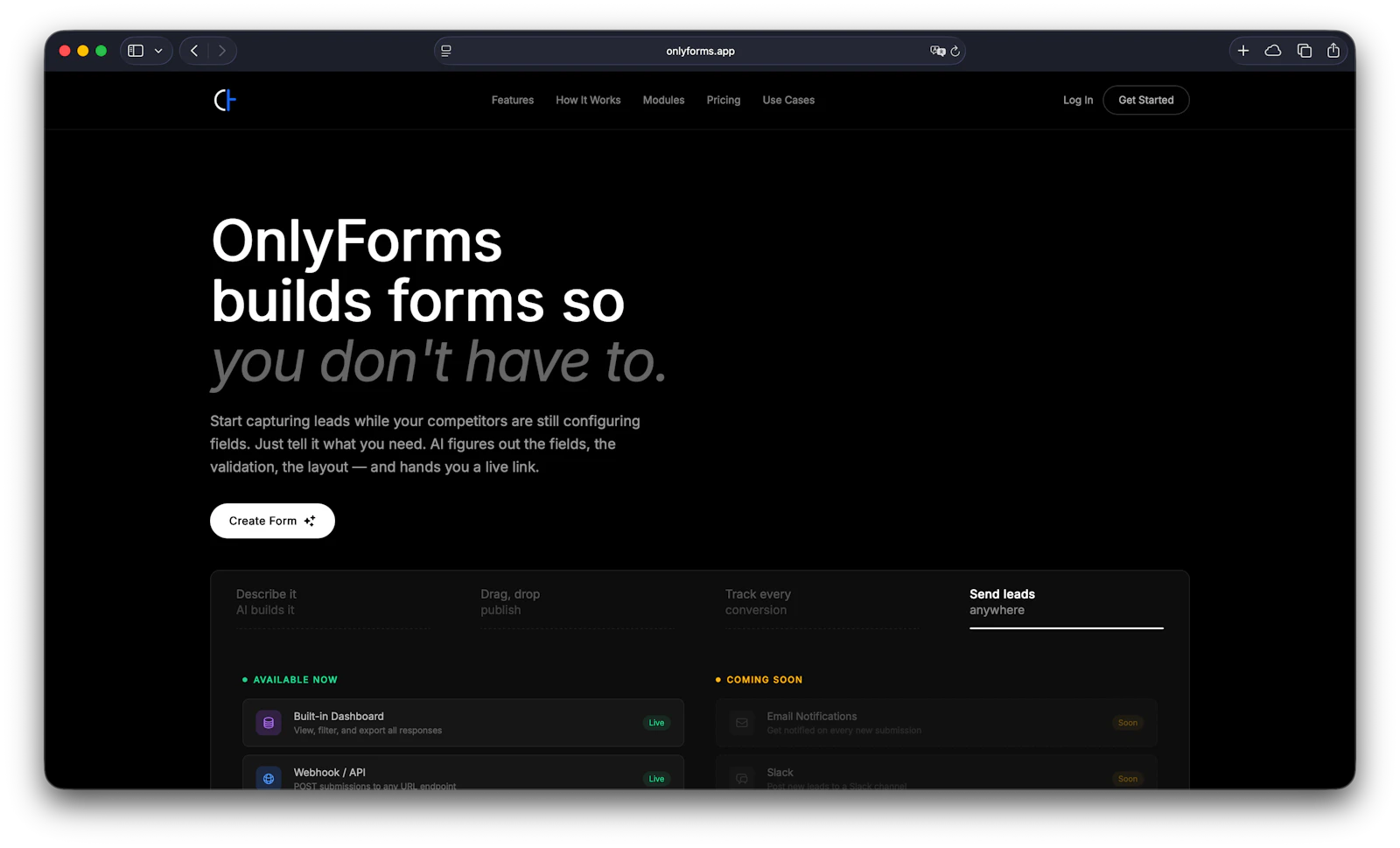 OnlyForms screenshot 1