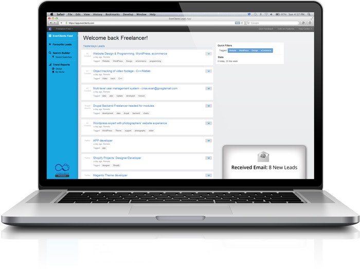 EverClients Lead Feed gallery image