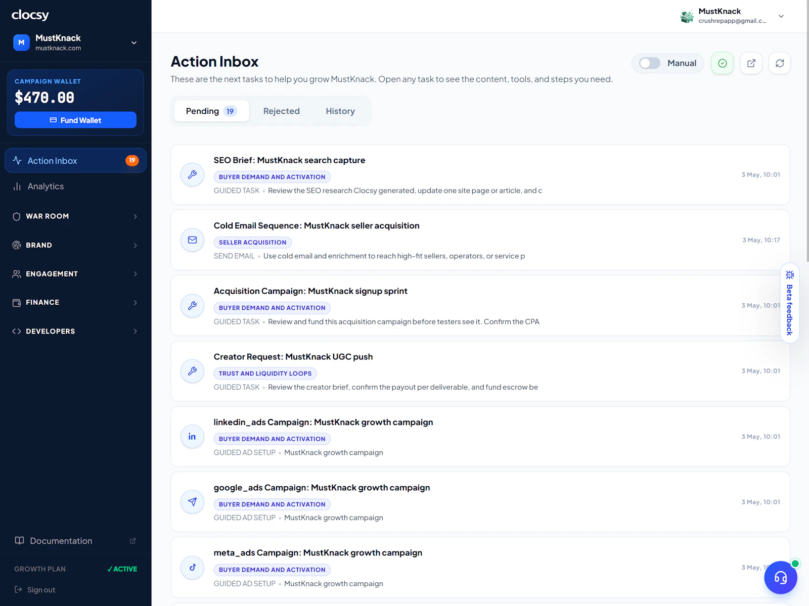Clocsy screenshot 4